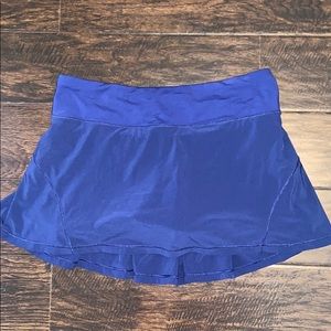 Lululemon navy blue tennis skirt
